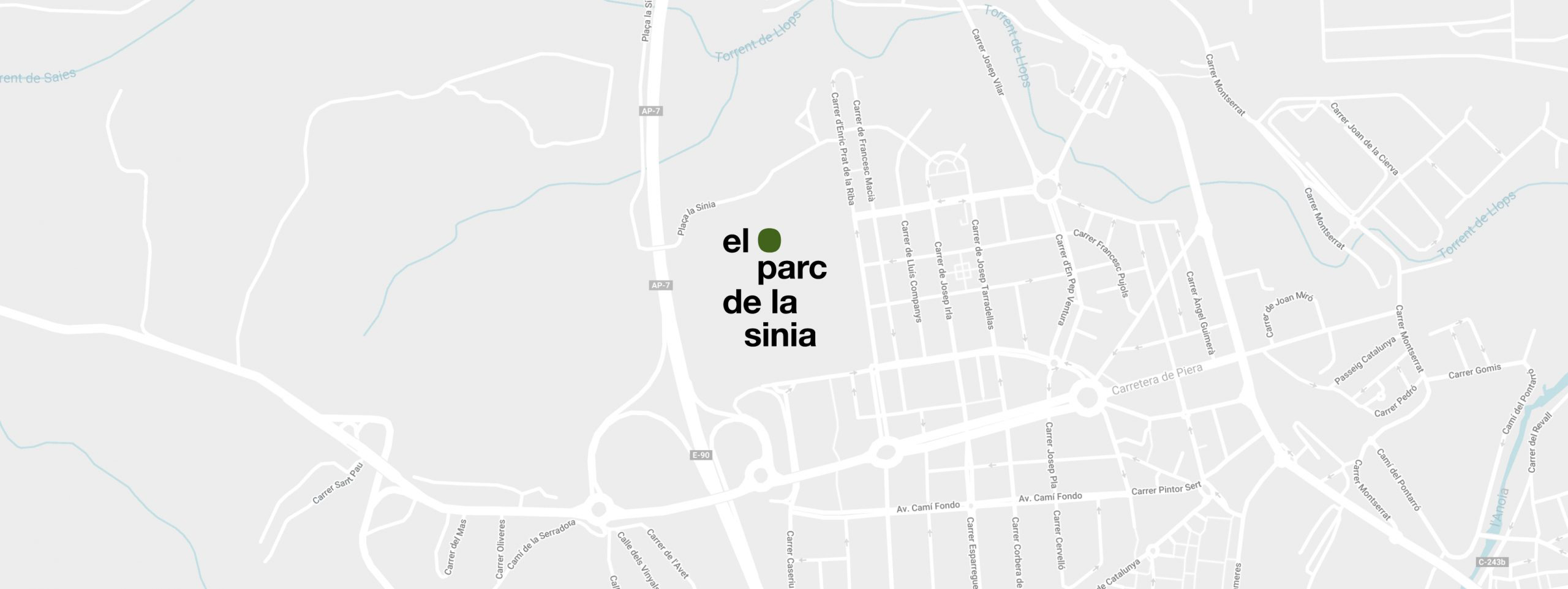 Mapa de La Sínia
